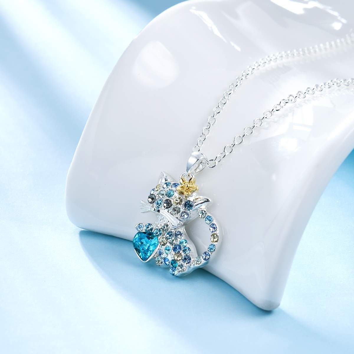 Cat Necklace Jewelry for Women & Girls, Teen Girls' Cat Lover Gifts