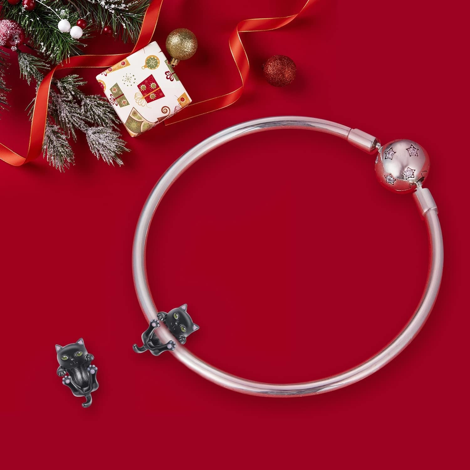 Butterfly Dragonfly Cat Charm for Bracelet Cute Animal Collection Bead & Charm for Women Girls 925 Sterling Silver Pendant & Dangle Charm Jewelry for Bracelet and Necklace