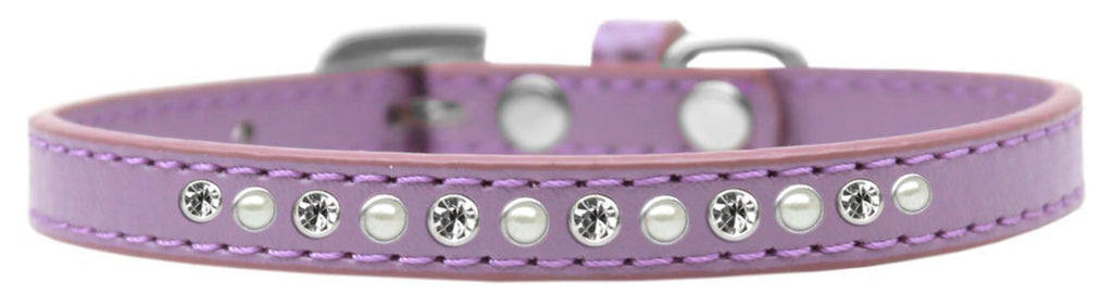 Dog, Puppy and Pet Fashion Collar "Pearl Clear Crystals"