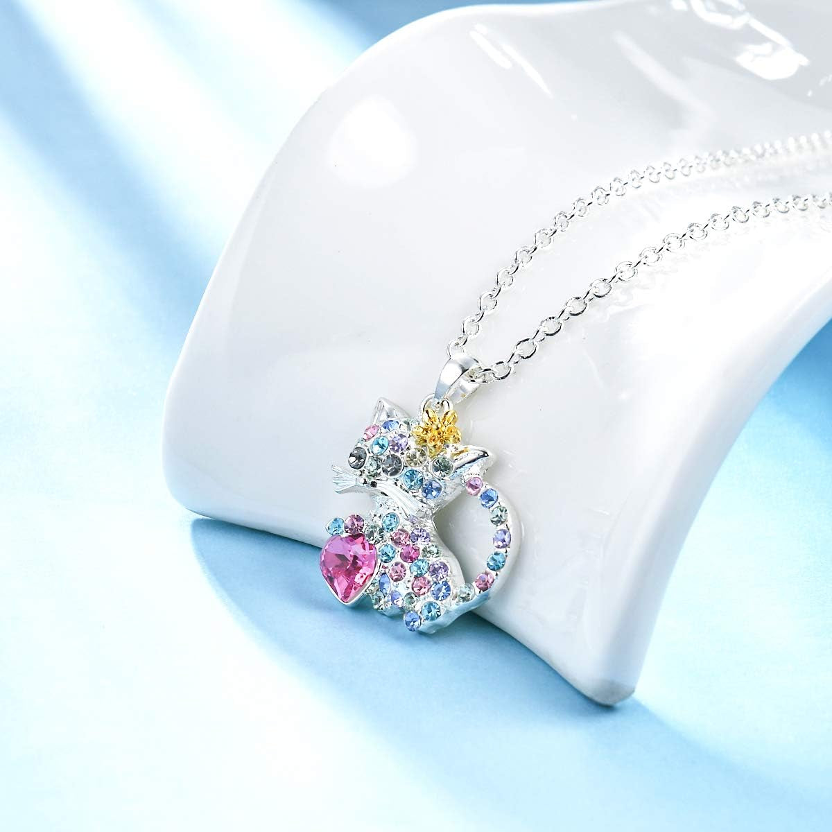 Cat Necklace Jewelry for Women & Girls, Teen Girls' Cat Lover Gifts