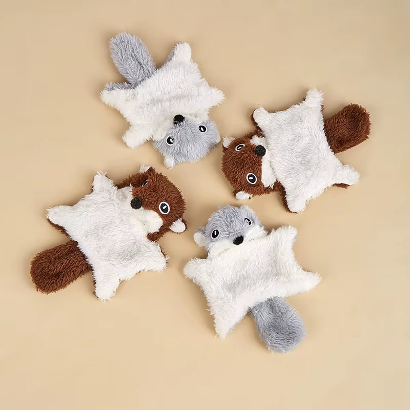 All-Breed Cat Toy: Kicking Plush, Flying Squirrel Sound Toy