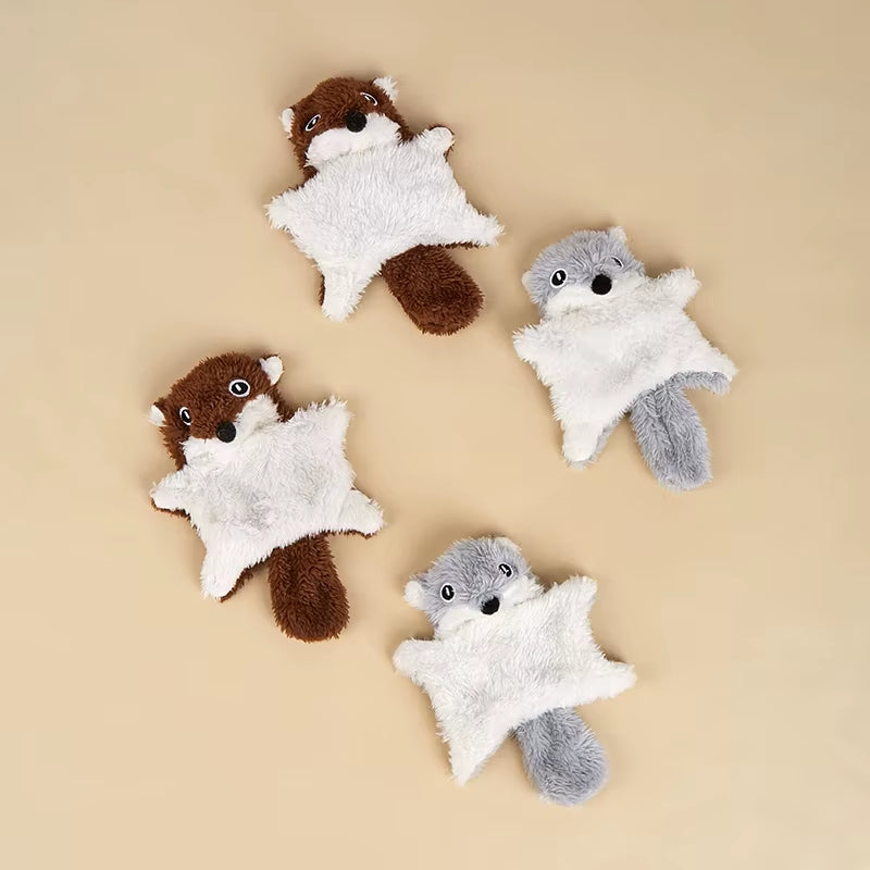 All-Breed Cat Toy: Kicking Plush, Flying Squirrel Sound Toy