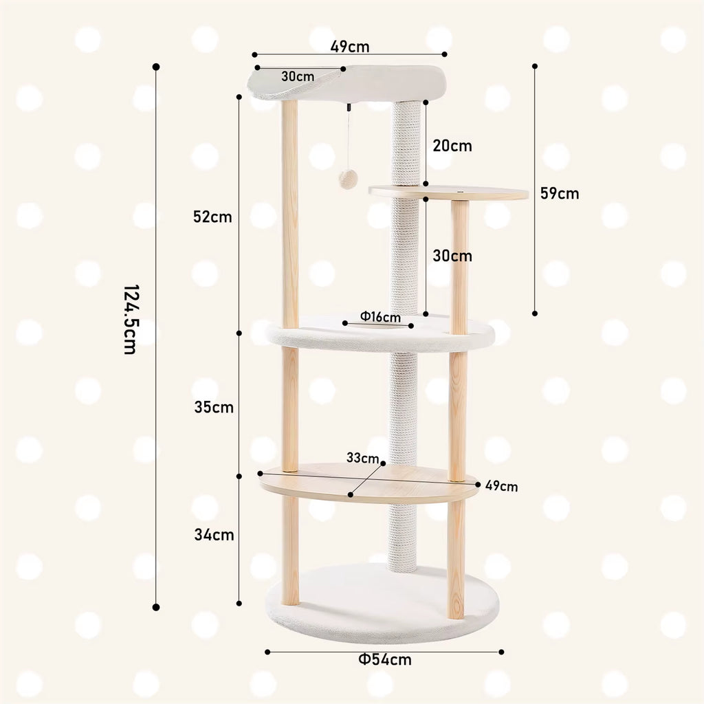 Fast Delivery Cat Tree House Plush Condo Scratching Posts for Cat Kitten Climbing Tree Toy Activity Protect Furniture Cat Towers