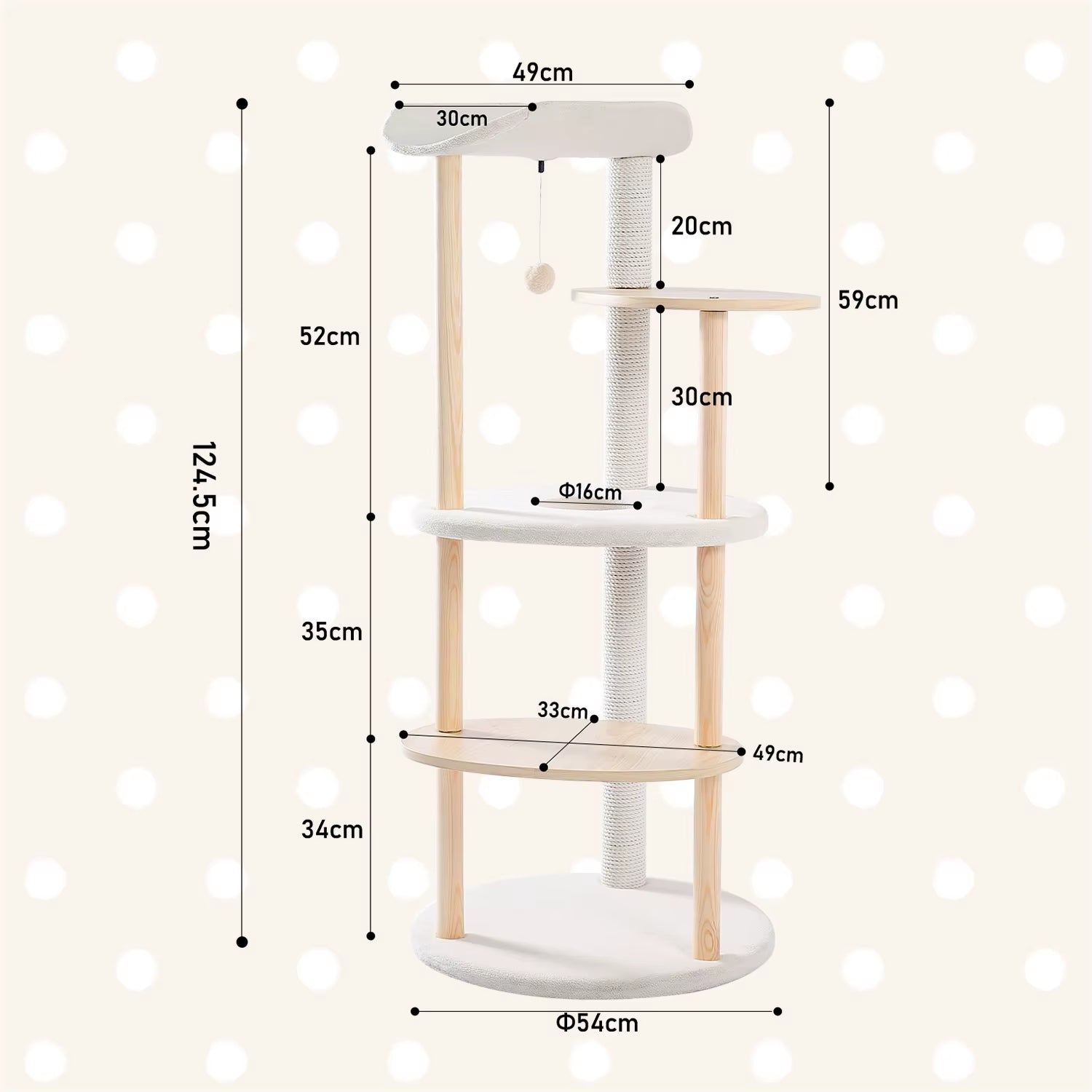Fast Delivery Cat Tree House Plush Condo Scratching Posts for Cat Kitten Climbing Tree Toy Activity Protect Furniture Cat Towers